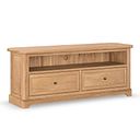 Brennan Natural Solid Oak Large TV Unit