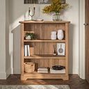 Brennan Natural Solid Oak Small Bookcase