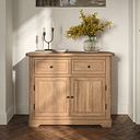 Brennan Natural Solid Oak Small Sideboard