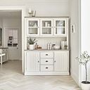 Brompton Painted Acacia and Ash Top Large Dresser - Solid Hardwood