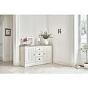 Brompton Painted Acacia and Ash Top Large Sideboard - Solid Hardwood