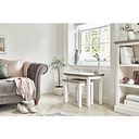 Brompton Painted Acacia and Ash Top Nest of Tables - Solid Hardwood