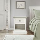 Brompton Painted Acacia and Ash Top Side Table - Solid Hardwood