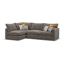 Malvern 4 Seat Right Hand Modular Corner Sofa in Brown fabric - Group 5