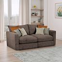 Malvern 2 Seater Modular Sofa in Brown fabric - Group 8