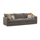 Malvern 3 Seater Modular Sofa in Brown fabric - Group 9