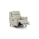 Brunel Recliner Armchair in Bone China Leather