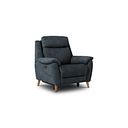 Brunel Recliner Armchair with Adjustable Power Headrest and Lumbar Support in Dexter Shadow Fabric