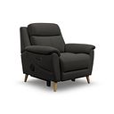 Brunel Electric Recliner Armchair with Speakers in Storm Leather