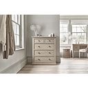 Burleigh Light Grey 5 Drawer Chest (2+3) - Solid Hardwood