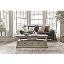 Burleigh Light Grey Coffee Table - Solid Hardwood
