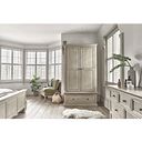 Burleigh Light Grey Double Wardrobe - Solid Hardwood