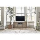Burleigh Light Grey Large TV Unit - Solid Hardwood