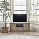 Burleigh Light Grey Large TV Unit - Solid Hardwood