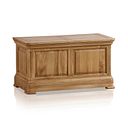 Canterbury Natural Solid Oak Blanket Box