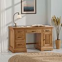 Canterbury Natural Solid Oak Computer Desk