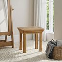 Canterbury Natural Solid Oak Dressing Stool