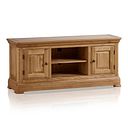 Canterbury Natural Solid Oak Large TV Cabinet