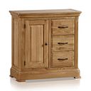 Canterbury Natural Solid Oak Storage Cabinet