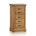Canterbury Natural Solid Oak Tallboy