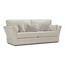 Carrington 4 Seater High Back Sofa in Ava Collection Natural with Stone Scatters