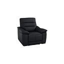 Carter Armchair in Black Leather