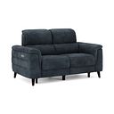 Cassius 2 Seater Power Recliner Sofa in Dexter Shadow Fabric