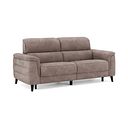 Cassius 3 Seater Power Recliner Sofa in Dexter Nutmeg Fabric