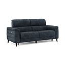 Cassius 3 Seater Power Recliner Sofa in Dexter Shadow Fabric