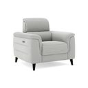 Cassius Power Recliner Armchair in Bella Lead Grey Fabric