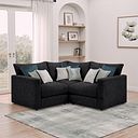 Malvern 3 Seat Modular Corner Sofa in Charcoal fabric - Group 1 