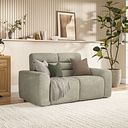 Cohen 2 Seater Electric Recliner in Miller Taupe Fabric