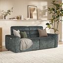 Cohen 3 Seater Electric Recliner in Dapple Grey Fabric