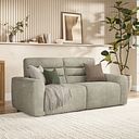 Cohen 3 Seater Electric Recliner in Miller Taupe Fabric