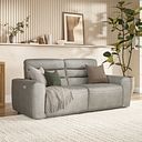 Cohen 3 Seater Electric Recliner in Virgo Platinum Leather