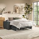 Cohen 3 Seater Sofa Bed in Miller Grey Fabric