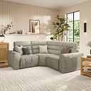 Cohen Group 1 Electric Recliner in Miller Taupe Fabric