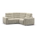 Cohen Group 1 Electric Recliner in Plush Beige Fabric