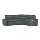 Cohen Group 2 Electric Recliner - Left Hand in Dapple Grey Fabric