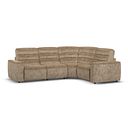 Cohen Group 2 Electric Recliner - Left Hand in Dapple Taupe Fabric