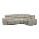 Cohen Group 2 Electric Recliner - Left Hand in Miller Taupe Fabric