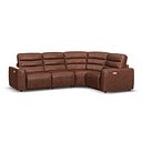 Cohen Group 2 Electric Recliner - Left Hand in Virgo Chestnut Leather