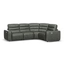 Cohen Group 2 Electric Recliner - Left Hand in Virgo Lead Leather