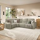 Cohen Group 2 Electric Recliner - Right Hand in Miller Taupe Fabric