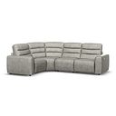 Cohen Group 2 Electric Recliner - Right Hand in Virgo Platinum Leather