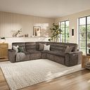 Cohen Group 3 Electric Recliner in  Dapple Chocolate Fabric