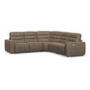 Cohen Group 3 Electric Recliner in Miller Earth Brown Fabric