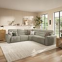 Cohen Group 3 Electric Recliner in Miller Taupe Fabric