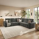 Cohen Group 3 Electric Recliner in Plush Charcoal Fabric