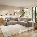 Cohen Group 3 ELectric Recliner in Virgo Buff Leather